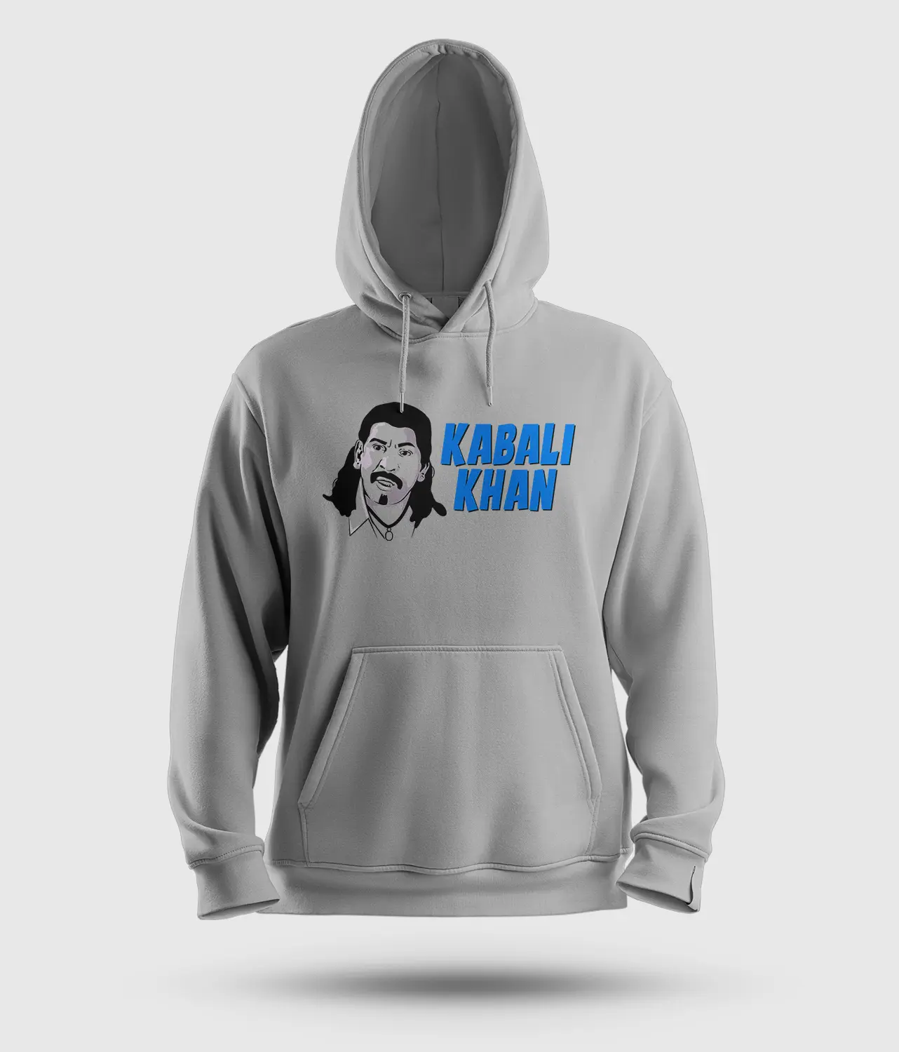 Kabali Khan Men/Unisex Hoodie in Grey Melange Color