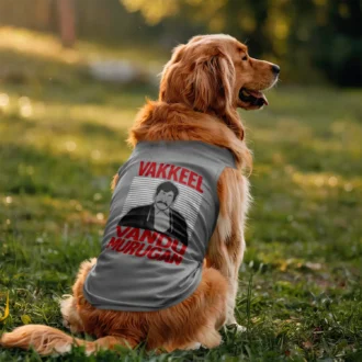 Vakeel Vandu Murugan Dog Tank in Grey Melange Color