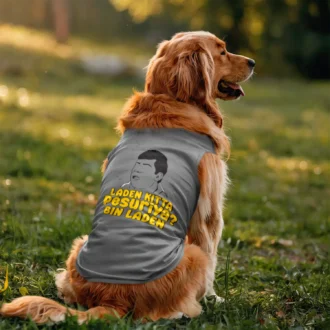 Laden Kitta Pesuriya, Bin Laden Dog Tank in Grey Melange Color