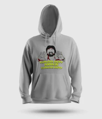 Kumudha Happy Annachi, Kumudha Happy Men/Unisex Hoodie in Grey Melange Color