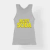 Body Soda Women's Tank Top in Grey Melange Color