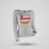 Idhuku Paruthimoota Godown Laye Irundhurkalame Women's Long Sleeve T-Shirt in Grey Melange Color