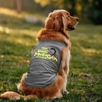 Naan Vattacheyalalar Vandu Murugan Pesuren Dog Tank in Grey Melange Color