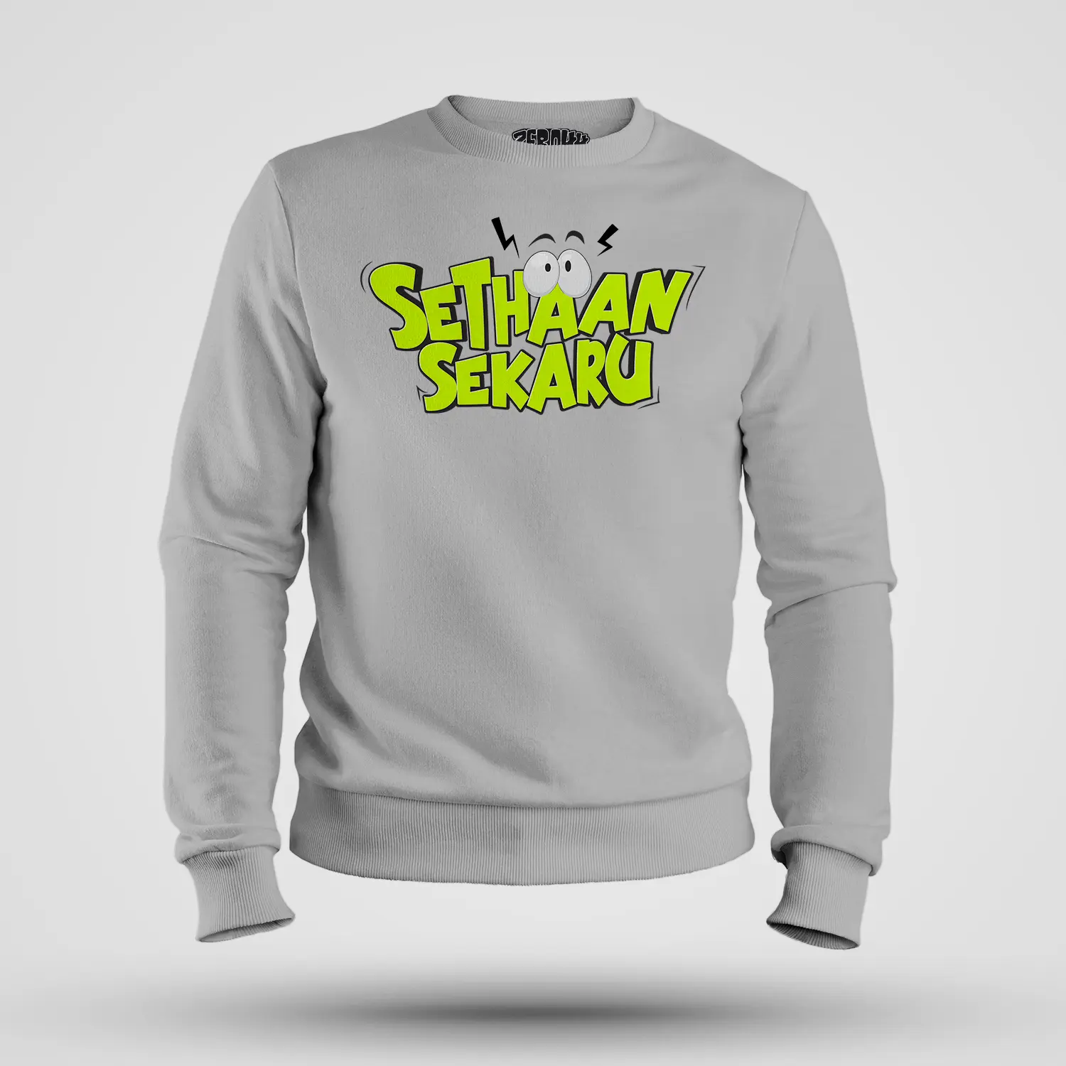 Sethaan Sekaru Men/Unisex Sweatshirt in Grey Melange Color