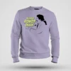 Naanum Rowdy Dhaan Men/Unisex Sweatshirt in Lavender Color