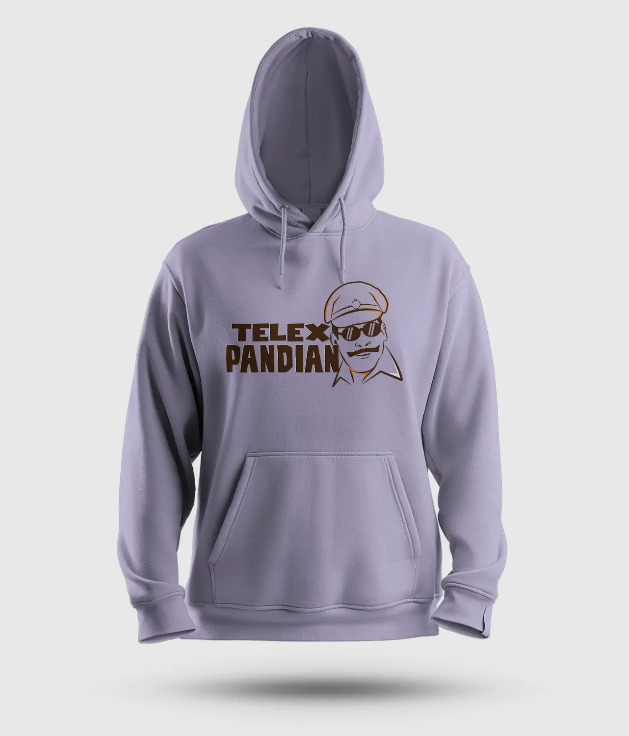 Telex Pandian Men/Unisex Hoodie in Lavender Color