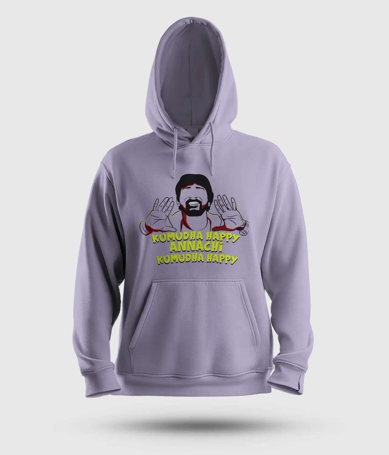 Kumudha Happy Annachi, Kumudha Happy Men/Unisex Hoodie in Lavender Color