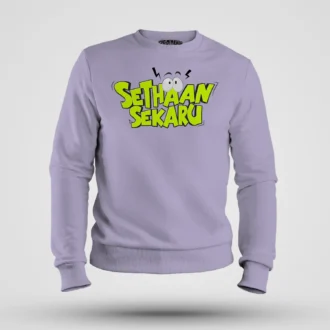 Sethaan Sekaru Men/Unisex Sweatshirt in Lavender Color