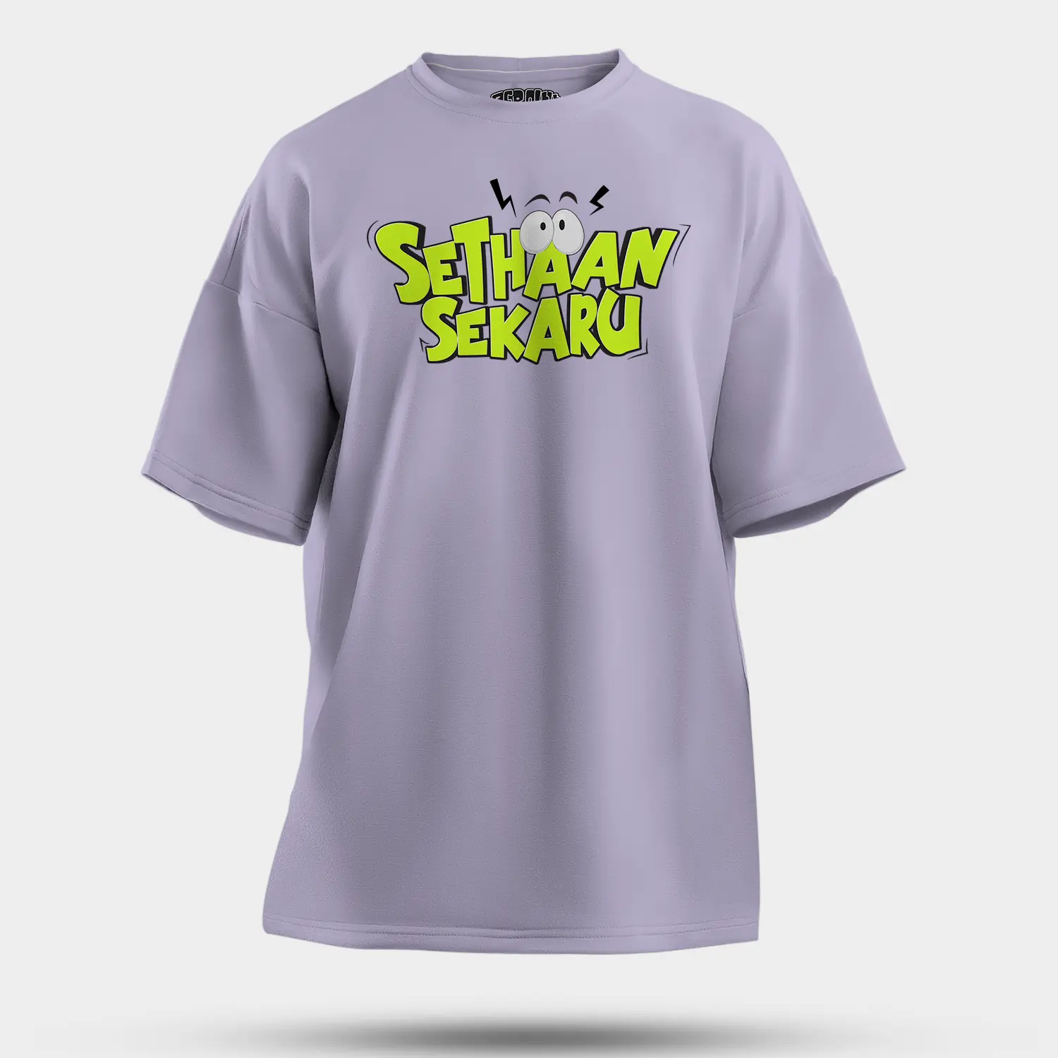 Sethaan Sekaru Men/Unisex Oversized T-Shirt in Lavender Color