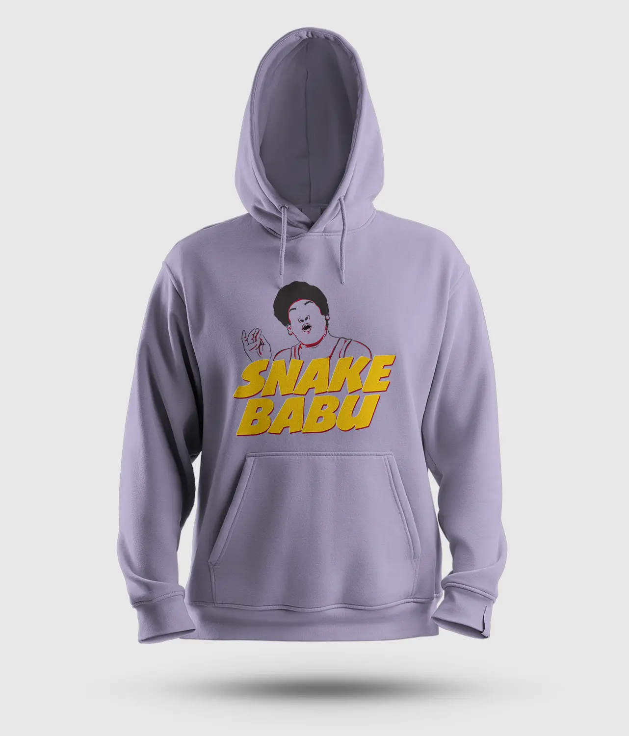 Snake Babu Men/Unisex Hoodie in Lavender Color