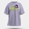 Naan Vattacheyalalar Vandu Murugan Pesuren Men/Unisex Oversized T-Shirt in Lavender Color