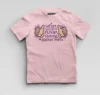 What Naansense Yuvar Talking Me Boys Round Neck T-Shirt in Light Baby Pink Color