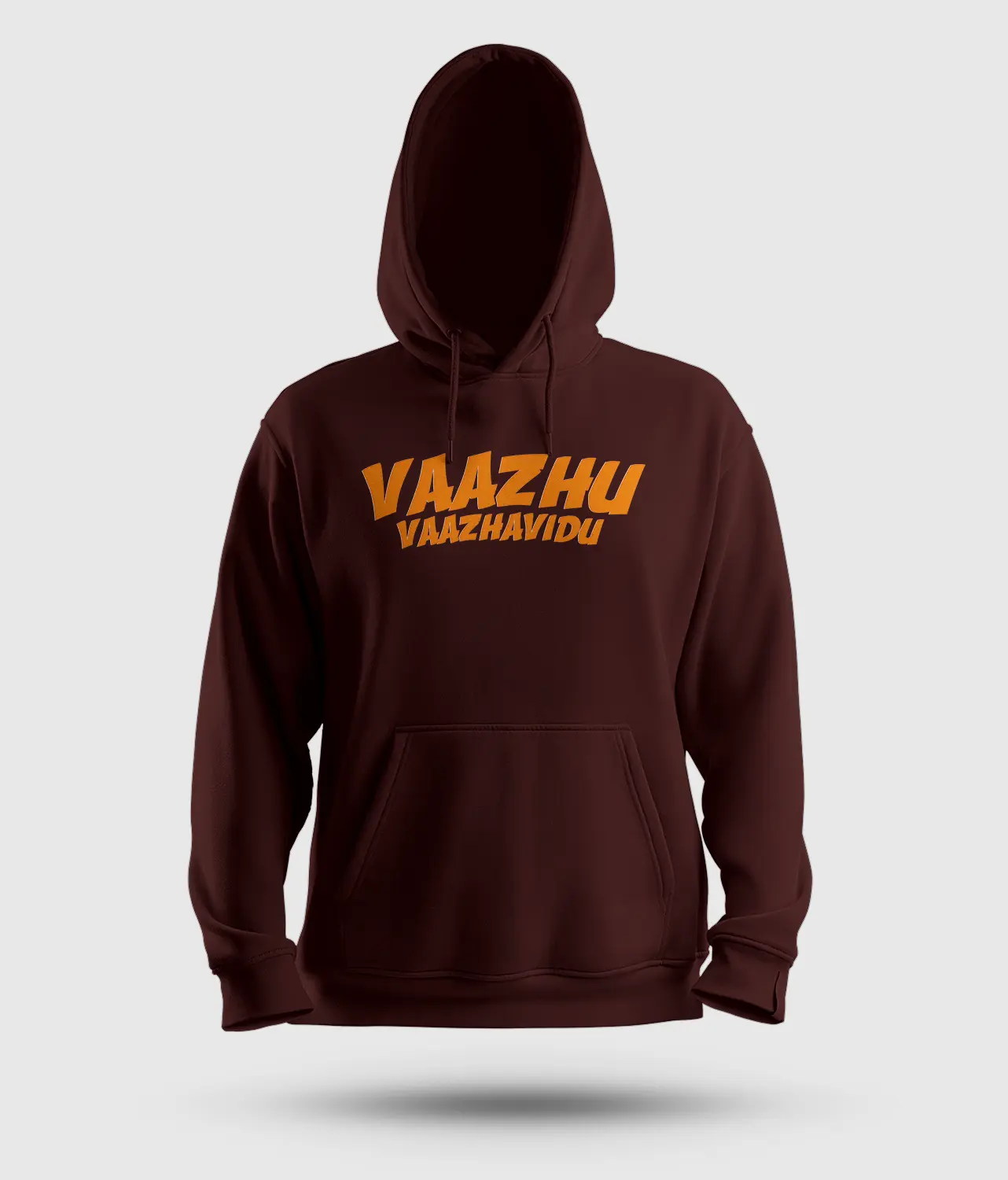 Vaazhu Vaazhavidu Men/Unisex Hoodie in Maroon Color