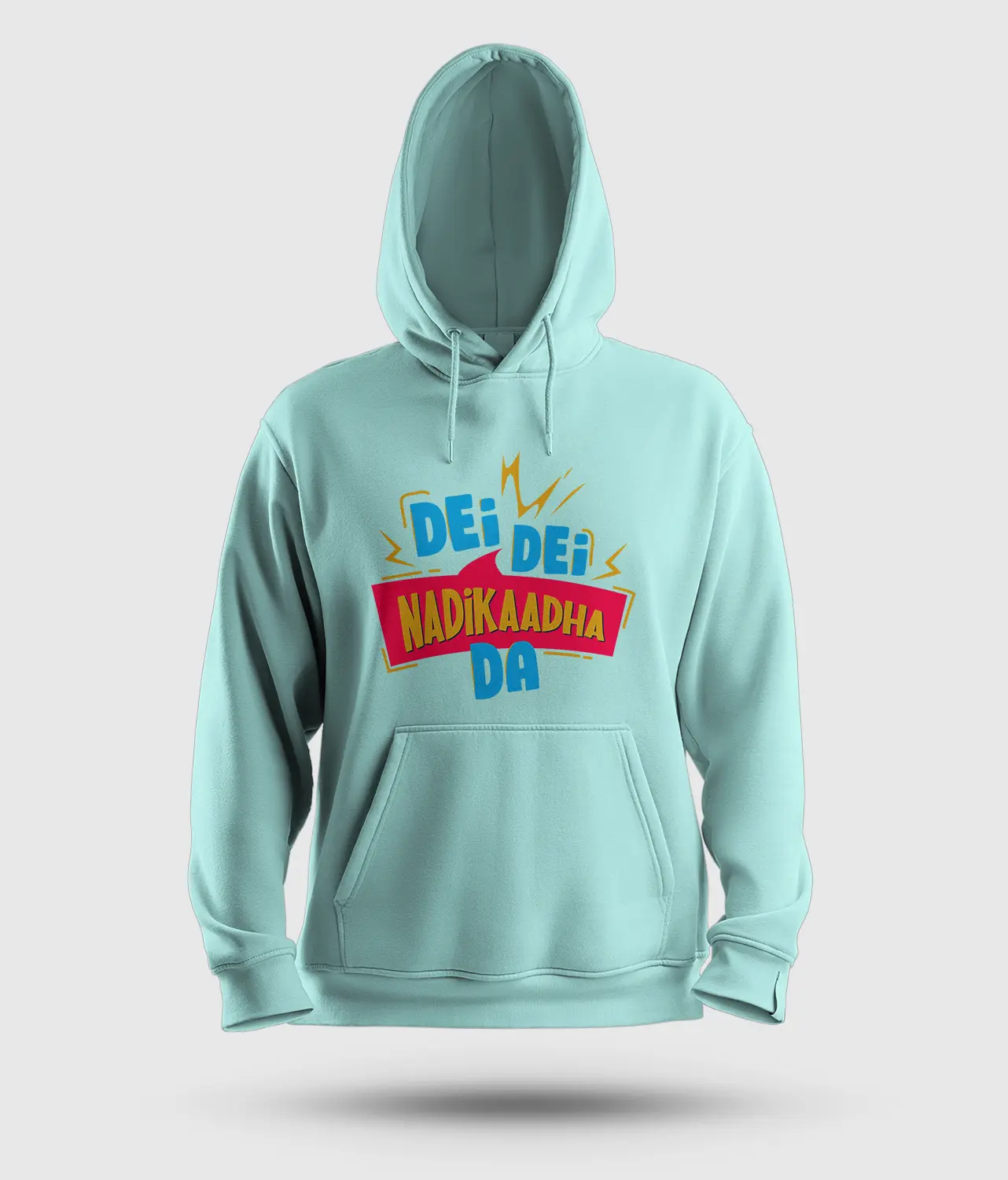 Dei Dei Nadikaadha Da Men/Unisex Hoodie in Mint Color