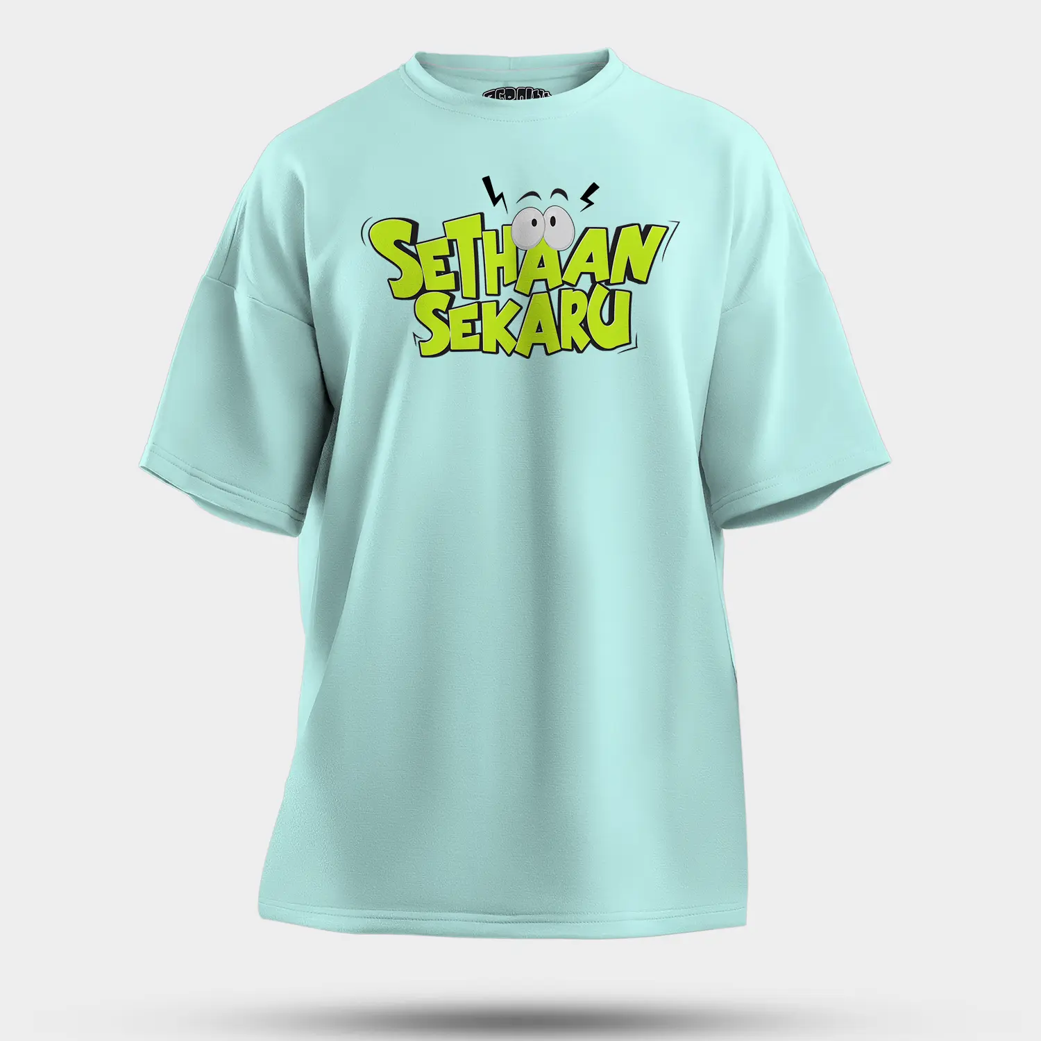 Sethaan Sekaru Men/Unisex Oversized T-Shirt in Mint Color
