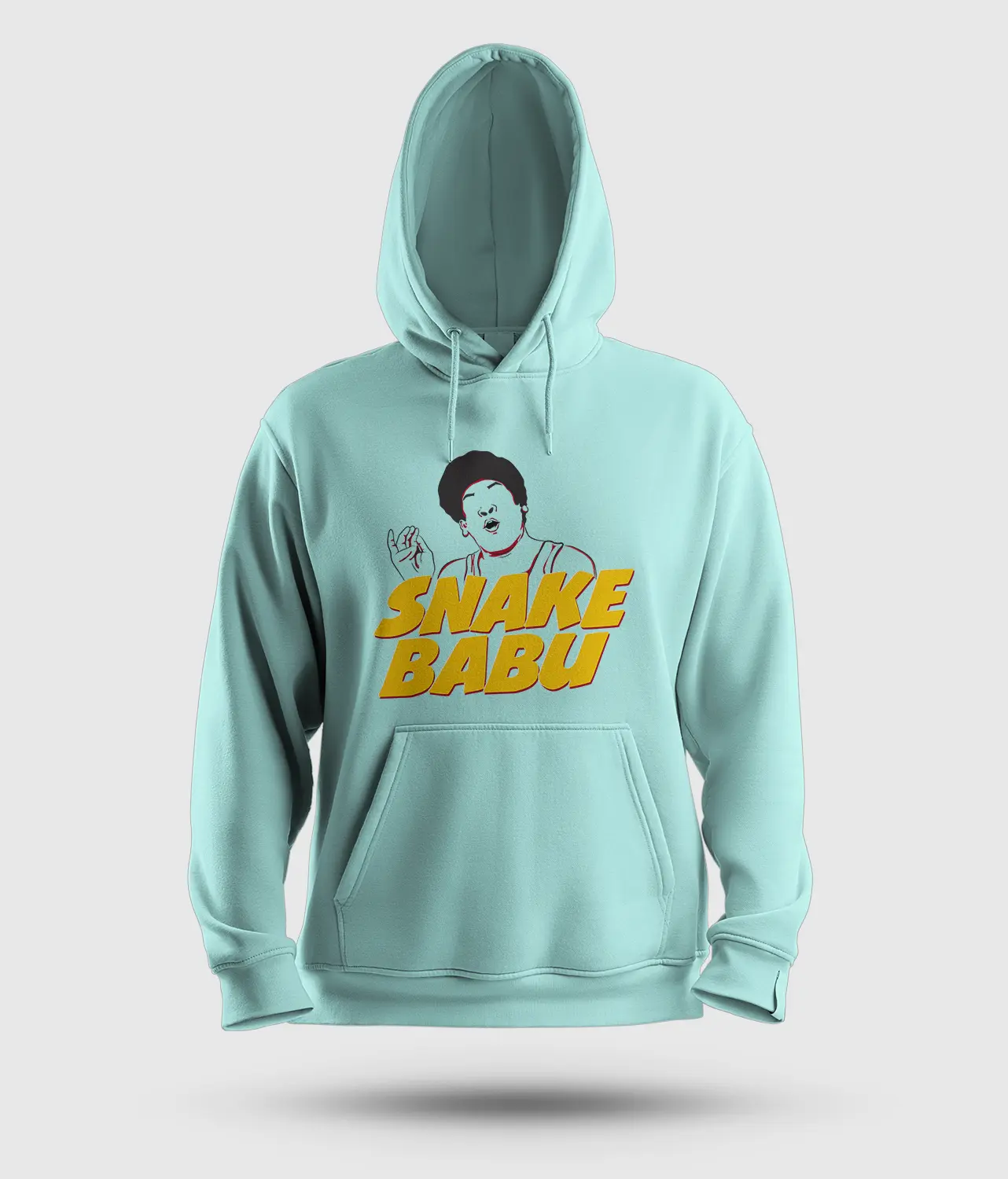 Snake Babu Men/Unisex Hoodie in Mint Color