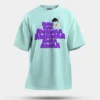 Awaa Awaa Awawaa Awawaa Awaa Awaa Men/Unisex Oversized T-Shirt in Mint Color