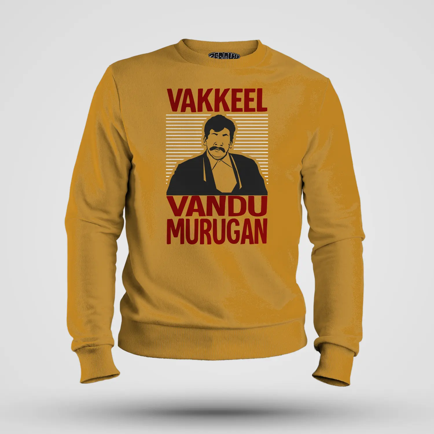 Vakeel Vandu Murugan Men/Unisex Sweatshirt in Mustard Yellow Color
