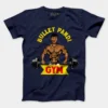 Bullet Pandi Gym Men/Unisex T-Shirt in Navy Blue Color