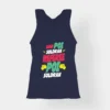 Avan Poi Soldran Referee, Poi Soldran Women's Tank Top in Navy Blue Color