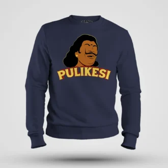 Pulikesi Men/Unisex Sweatshirt in Navy Blue Color