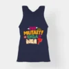 Yov Military, Nee Enga Ya Inga Women's Tank Top in Navy Blue Color