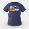 No Comments Simbly Waste Girls Round Neck T-Shirt in Navy Blue Color