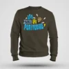 Apo Puriyala, Ipo Puriyudhu Men/Unisex Sweatshirt in Olive Green Color