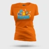 Apo Puriyala, Ipo Puriyudhu Women's T-Shirt in Orange Color