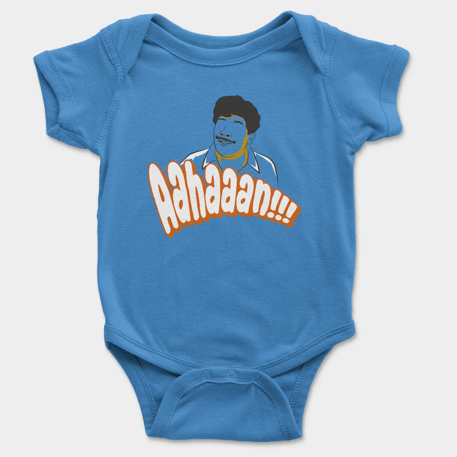 Aahaaan Onesie/Romper in Orchid Blue Color