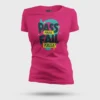 Pass Perusa Fail Perusa Women's T-Shirt in Pink Color