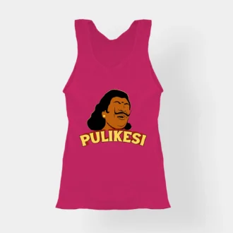Pulikesi Women's Tank Top in Pink Color