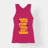Naanga Triples Povom Four Povom, Adha Kekka Neenga Yaaru Women's Tank Top in Pink Color
