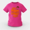 Appo Naan Nenachadula Thappu Ilaye Girls Round Neck T-Shirt in Pink Color