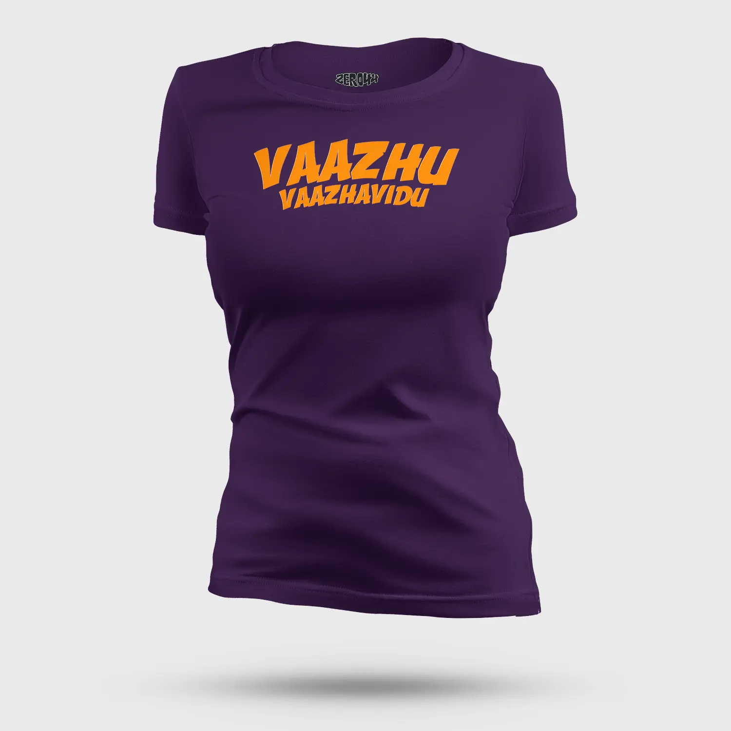 Vaazhu Vaazhavidu Women's T-Shirt in Purple Color