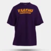 Vaazhu Vaazhavidu Men/Unisex Oversized T-Shirt in Purple Color