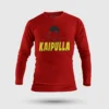 Kaipulla Men/Unisex Long Sleeve T-Shirt in Red Color