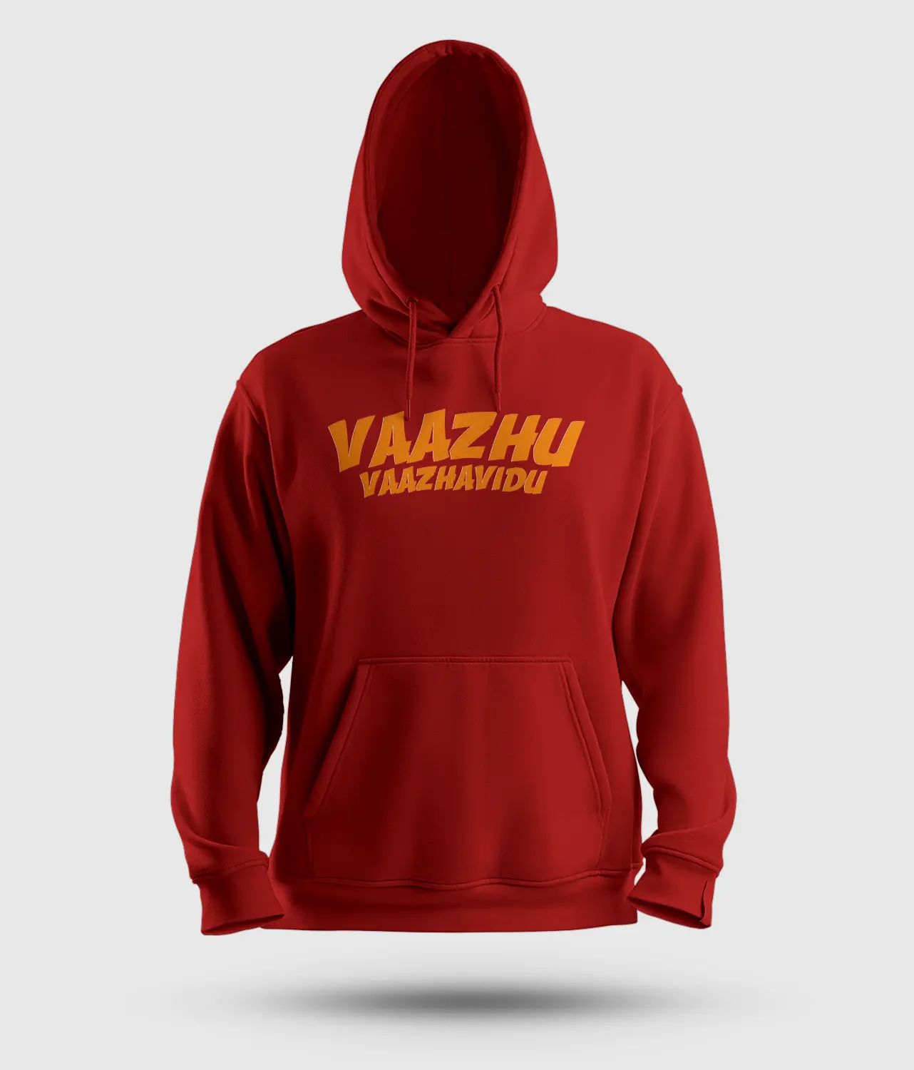 Vaazhu Vaazhavidu Men/Unisex Hoodie in Red Color
