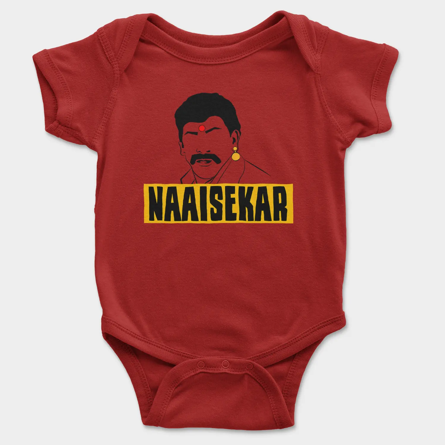 Naaisekar Onesie/Romper in Red Color