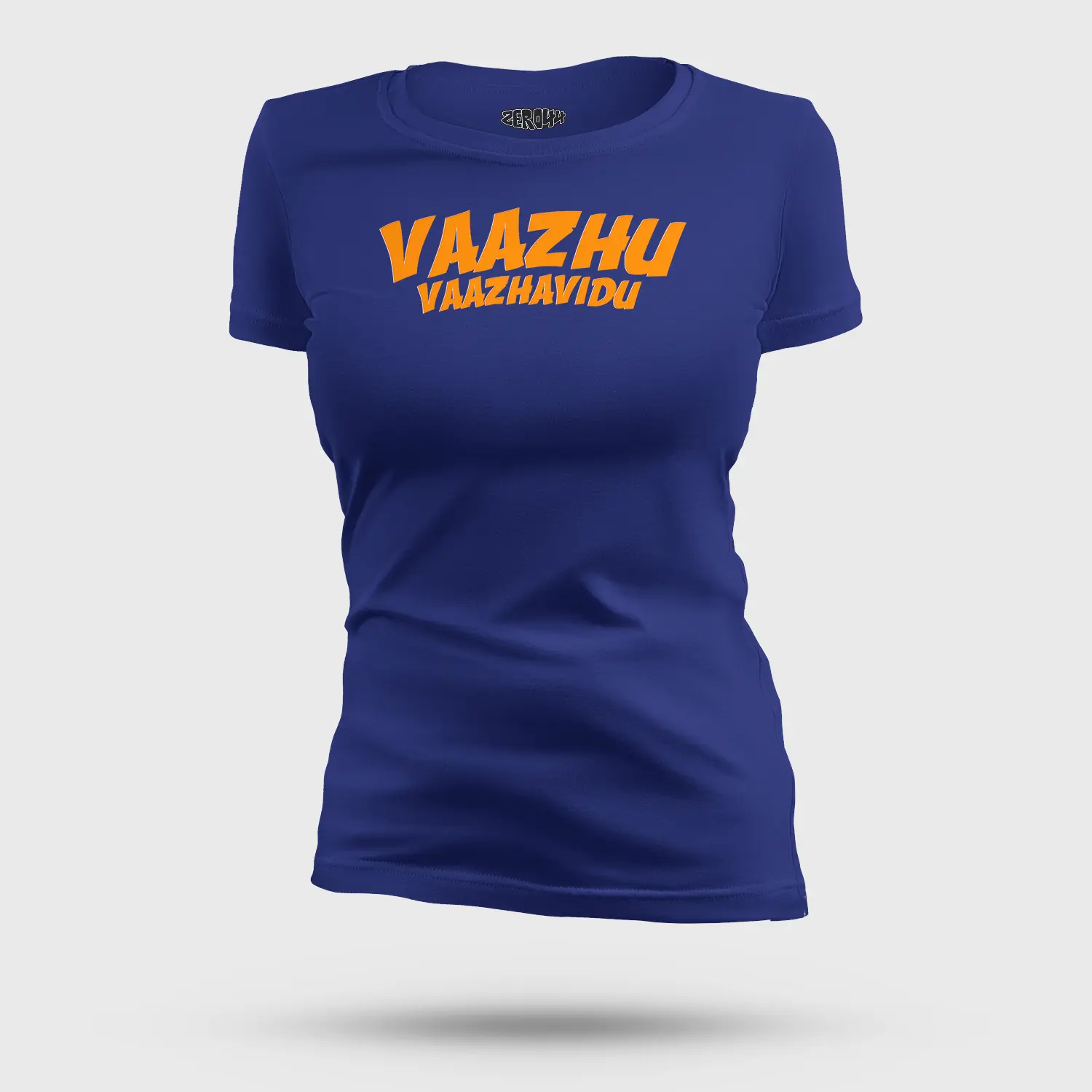 Vaazhu Vaazhavidu Women's T-Shirt in Royal Blue Color