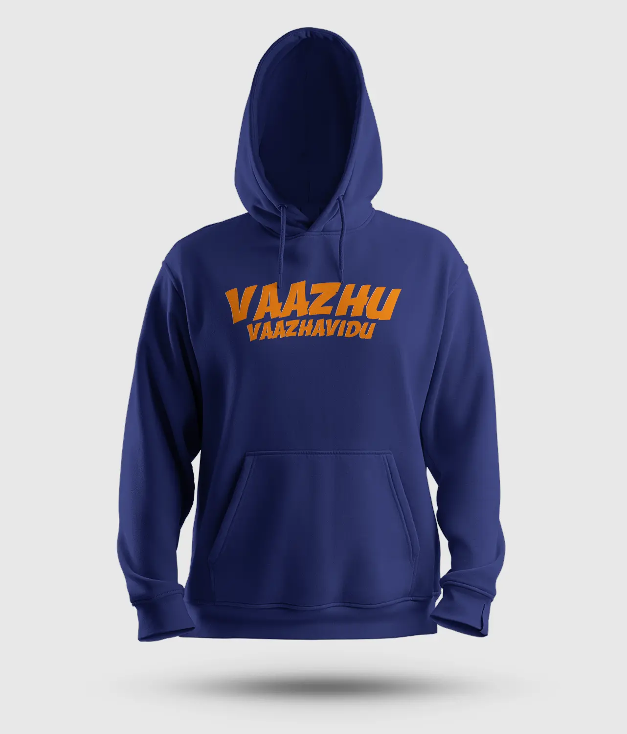 Vaazhu Vaazhavidu Men/Unisex Hoodie in Royal Blue Color