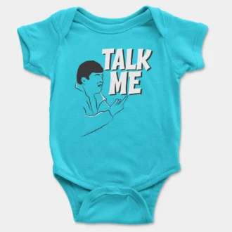 Talk Me Onesie/Romper in SkyBlue Color