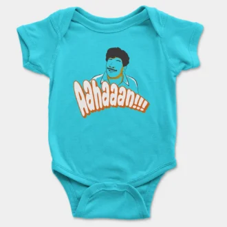 Aahaaan Onesie/Romper in SkyBlue Color