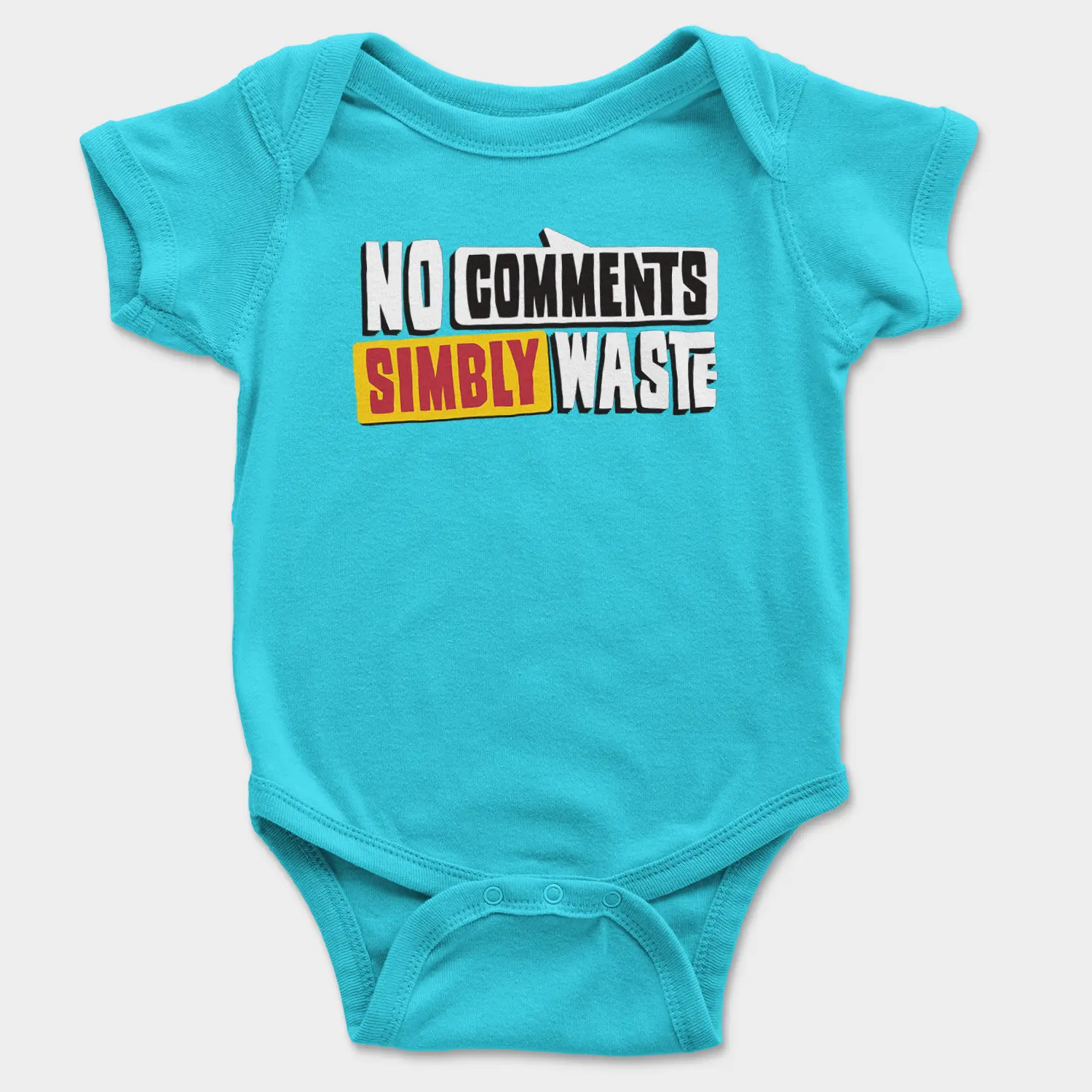 No Comments Simbly Waste Onesie/Romper in SkyBlue Color