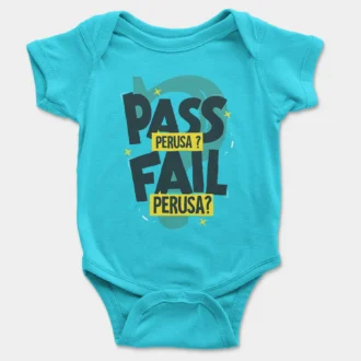Pass Perusa Fail Perusa Onesie/Romper in SkyBlue Color