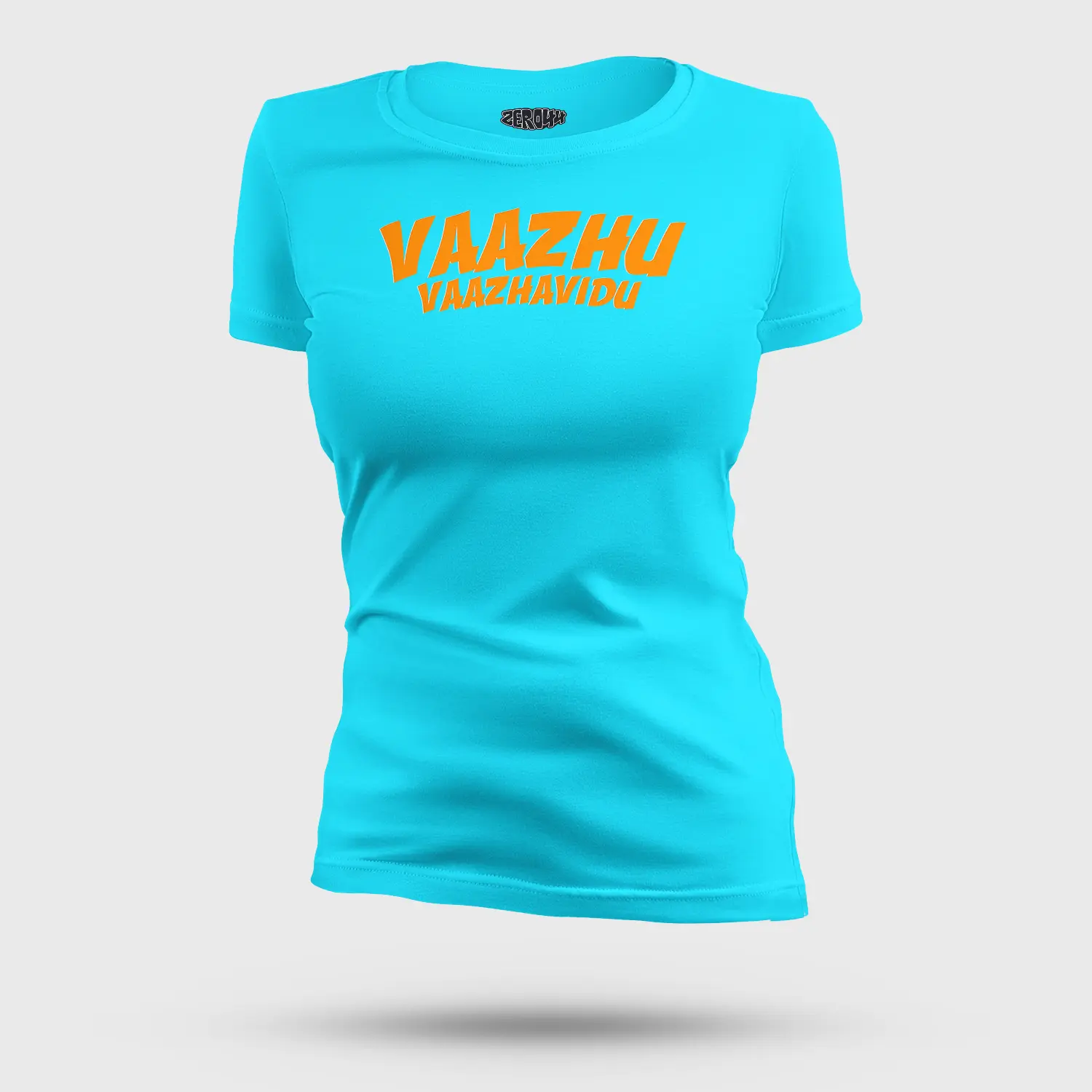 Vaazhu Vaazhavidu Women's T-Shirt in SkyBlue Color