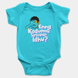 Enna Koduma Saravanan Idhu Onesie/Romper in SkyBlue Color