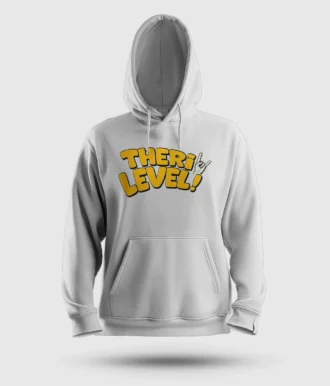 Theri Level Men/Unisex Hoodie in White Color