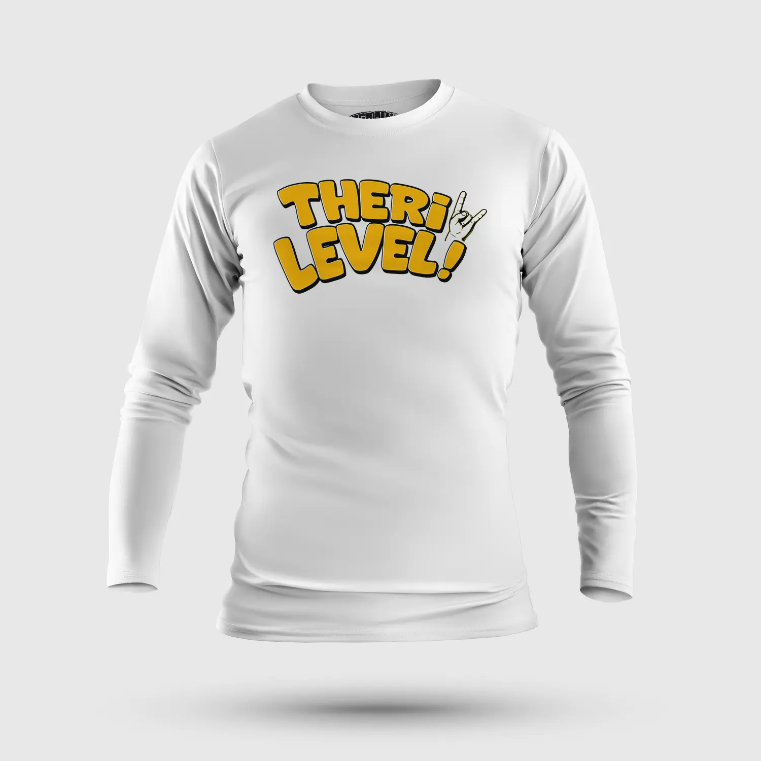 Theri Level Men/Unisex Long Sleeve T-Shirt in White Color