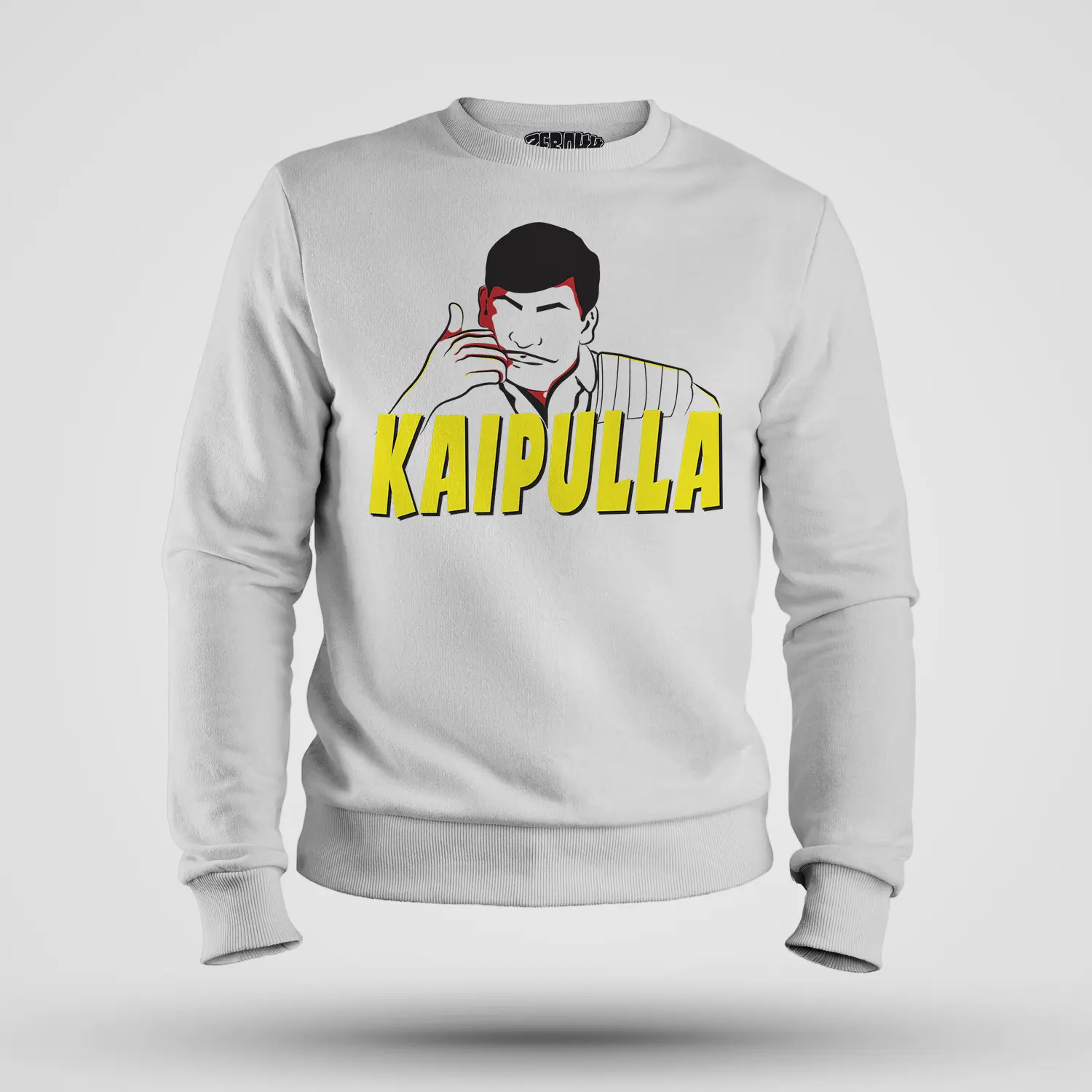 Kaipulla Men/Unisex Sweatshirt in White Color